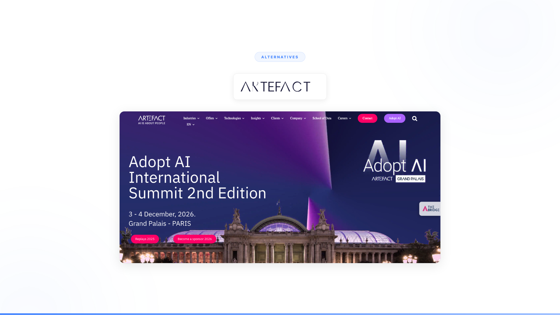 Top 10 Artefact Alternatives for Data and AI Consulting in 2026